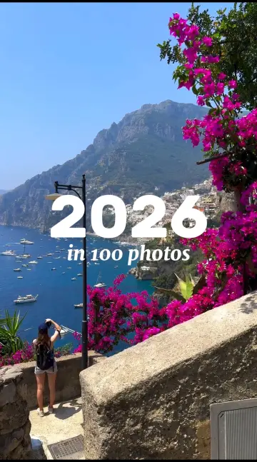2026 in 100 photos CapCut template preview