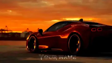 Free car edit CapCut template preview