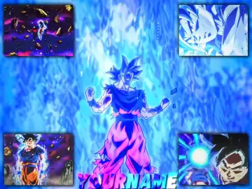 Free Goku edit CapCut template preview