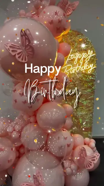 Happy Birthday CapCut template preview