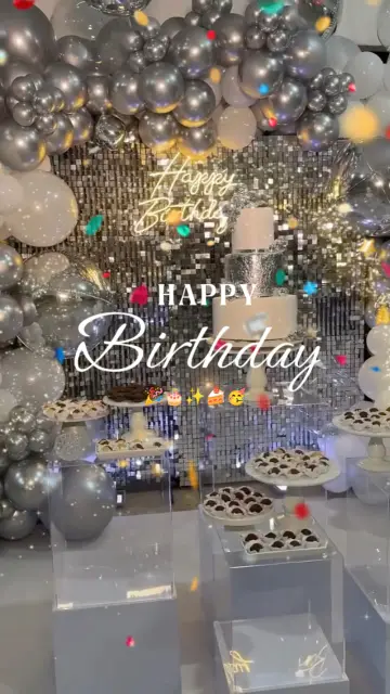 Happy birthday CapCut template preview