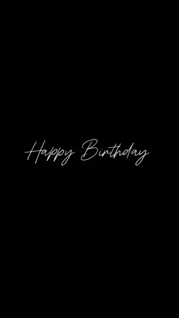 Happy Birthday CapCut template preview