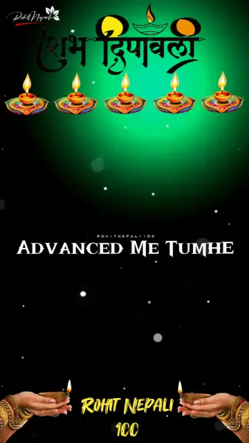 Happy Diwali CapCut template preview