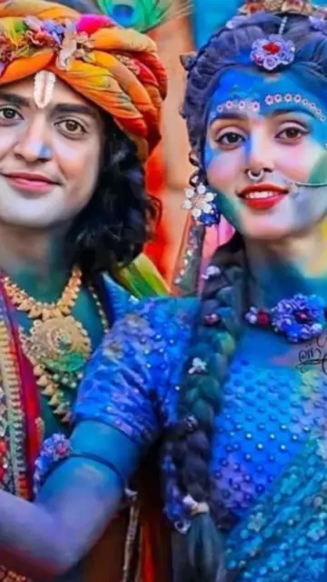 Happy Holi CapCut template preview