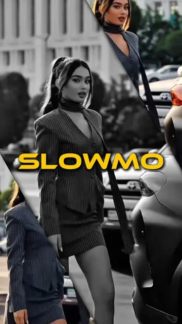 Slowmo CapCut template preview